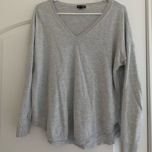 Express flowy gray sweater- size xs